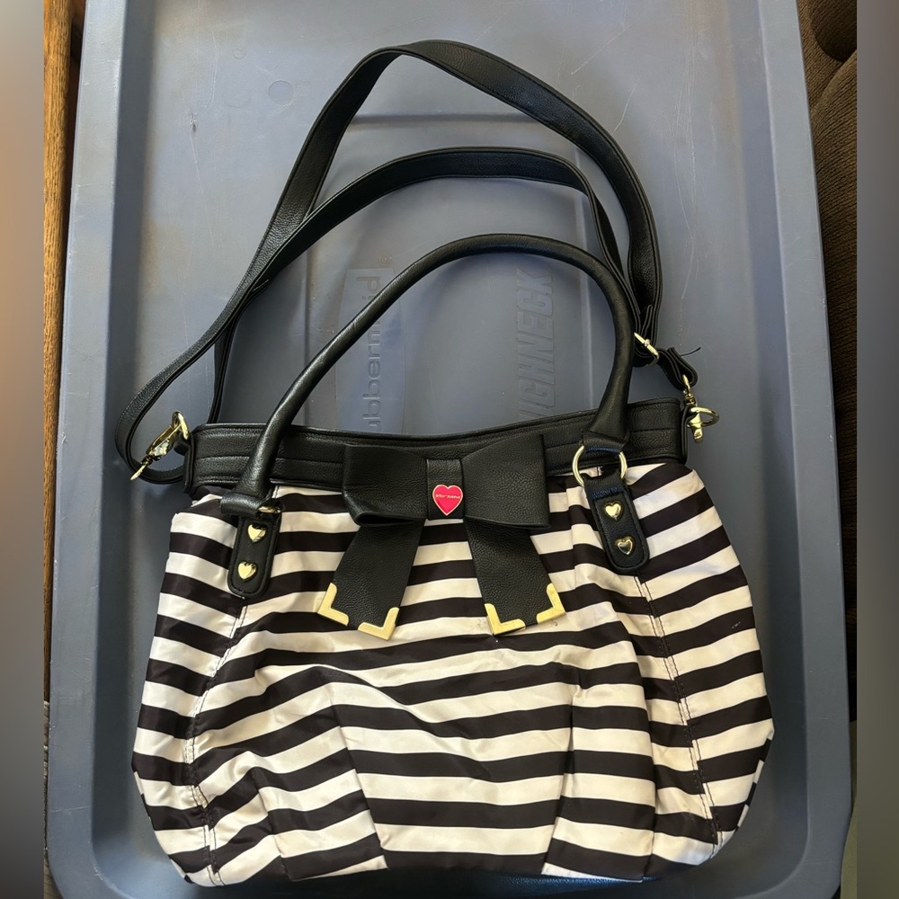Betsey Johnson shoulder bag.
